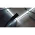 Dusel EF-182B Black Matt, 90х90х190, двери раздвижные, прозрачное стекло