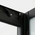 DUSEL GLARE Black Matt 900x900x2100 стекло прозрачное