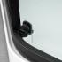 Душевая кабина с поддоном DUSEL GLARE Black Matt 900x900x2100 стекло прозрачное