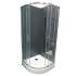Veronis KN-3-100 PREMIUM 100х100х204 прозрачное стекло с поддоном