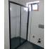 Душові двері Veronis Carmen 110х190 із чорними профілями прозоре скло