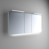 Зеркальный шкафчик с LED подсветкой для ванной комнаты Marsan ADELE-5, 65х130х15см в цвете (Марсан 13-Адель 5)