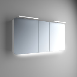 Зеркальный шкафчик с LED подсветкой для ванной комнаты Marsan ADELE-5, 65х150х15см в цвете (Марсан 15-Адель 5)