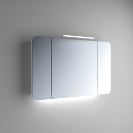 Зеркальный шкафчик с LED подсветкой для ванной комнаты Marsan ADELE-4, 65х120х15см в цвете (Марсан 11-Адель 4)