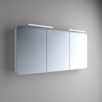Зеркальный шкафчик с LED подсветкой для ванной комнаты Marsan ADELE-5, 65х120х15см в цвете (Марсан 12-Адель 5)
