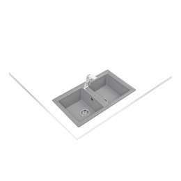 Кухонна мийка Teka STONE 90 B-TG 2B (115260000) сірий металік